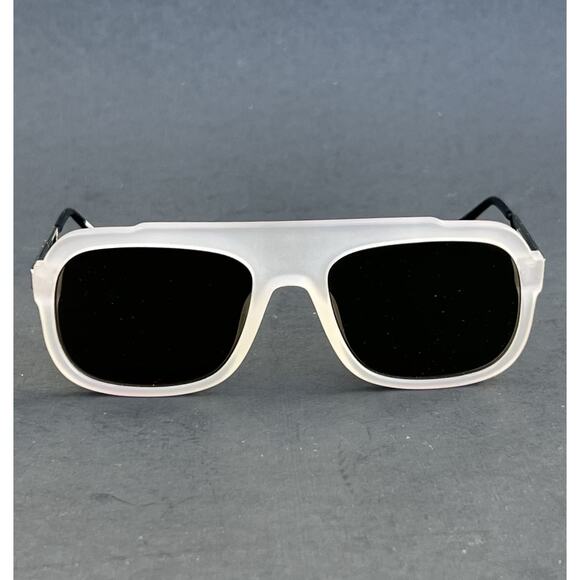 Thierry Lasry 57 19 140 Aviator Square Unisex White Sunglasses main image 12